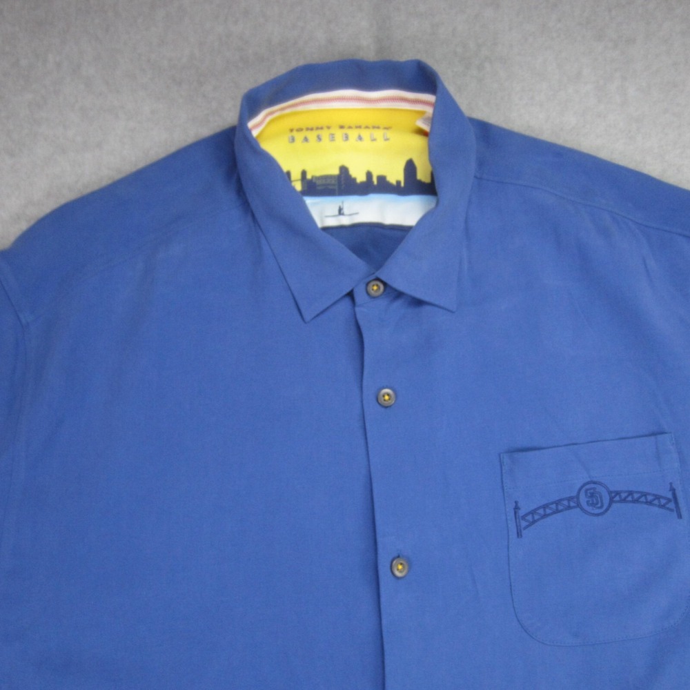 San Diego Padres Tommy Bahama‎ Shirt Mens XXL MLB Baseball All Star Game 2016 - Picture 4 of 16